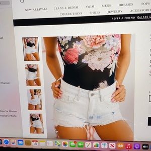 Can’t Change Me Distressed Cut Off Shorts